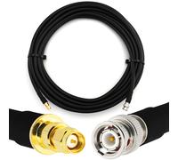 10m BNC mâle vers SMA mâle câble coaxial - HF400 Flexible 50 Ohm Câble d'extension (équivalent LMR400 UF UltraFlex) - for RF Antenne / HAM Radio / CB / Wireless
