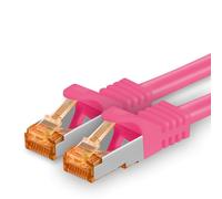10M Câble Réseau Cat.7 Magenta - 1 Pièce Câble Lan Gigabit Ethernet Câble Patch 10000 Mbits Câble Cat7 Câble S Ftp Pimf Blindage Lszh Câble Brut Cat.7 Pr Rj45 Cat 6A - 1 X 10 [CAB4193005]