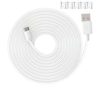10M Câble USB C, Câble de Charge Rapide USB C pour Xiaomi Caméras de Sécurité, Compatible pour Mi Wireless Outdoor Security Camera 1080P, Câble USB Type C Compatible pour Mi Camera 2K Magnetic Mount
