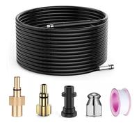 10m Déboucheur de canalisations pour Nettoyeur Haute Pression Kärcher/Bosch/Lavor, Sonde de débouchage pour Kärcher K2 K3 K4 YYV