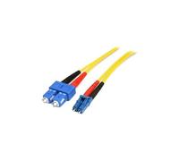 10m Fiber Optic Cable - Single-Mode Duplex 9/125 LSZH - LC/SC - cordon de raccordement - 10 m - jaune