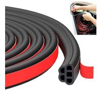 10M Joint de Porte Caoutchouc de Voiture,Double Couche Universelle Joint Porte Auto Entree,Resistente Joint de Porte D'entrée Caou
