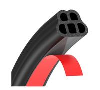 10M Joint de Porte Caoutchouc de Voiture pour Dacia Sandero 3 / Sandero Stepway 3 III 2021-2024 2025, Bande de Protection Portière Autocollante Étanche en Forme 5 Trous