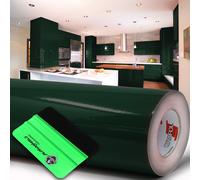 10m Oracal 621 Brillant 060 Vert Foncé Film pour Découpe + Raclette Meubles