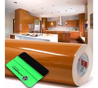 10m Oracal 621 Brillant 083 Noisettes Traceur + Raclette Film Autocollant Meuble