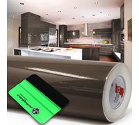 10 m Oracal 621 brillant 800 Nougatbraun film pour traceur + autocollant meuble