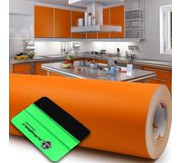 10m Oracal 631 Mat 034 Orange 63cm Film pour Découpe + Raclette Meubles