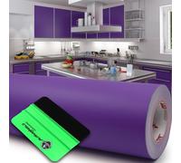 10m Oracal 631 Mat 040 Violet 63cm Traceur + Rakel Meuble Film