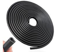 10M Protection de Bord de Portière de Voiture en Caoutchouc Noir, Forme de U sans Colle, Compatible avec la Plupart des Voitures, Installation Facile et Durable