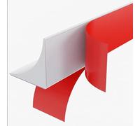 10M Silicone Profil Finition Plan de Travail Joint de Finition Plan de Travail Adhésif Moulure Angle Plinthe, Bande d'étanchéité Pour Cuisine, Salle de Bain, Carrelage(Blanc,13x13mm)