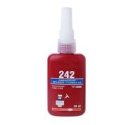 10ML / 50ML 242 Vis de Colle de Verrouillage de Joint de filetage Adhésif Anaérobie Bleu Vis Appropriée à Chaud-Colle à Vis M2-M12 (50ML)