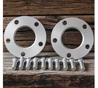 10mm 2x5mm Élargissement des Voies SCC pour Skoda avec Vis Spurplatte Argent Tüv