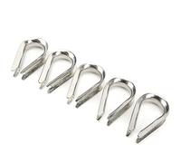 10MM En Acier Inoxydable Marine Fil Câble Pinces Câble Anneau De Protection Cosses Clips