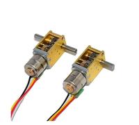 10mm Full Metal Gearbox Gear Stepper electronic starter DC 5V 6V Reducer Stepping electronic starter Single Axis/Double shaft DIY Smart Robot Car IINKUEYK((D) Ratio 236,Single-shaft)
