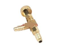 10mm Hose Barbed Elbow Brass Needle Valve Control Valve With Spring For Gas