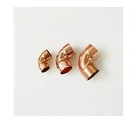 10mm Inner Dia x0.8mm Thickness Copper 45 Elbow Scoket Weld End Feed Coupler Plumbing Fitting Water Gas Oil 45 Deg