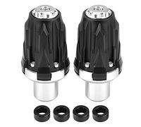 10mm Motorcycle Exhaust Frame Sliders, Anti Crash Pad Falling Protector, High Torsion Resistance Frame Slider for Racing, Fast Screw - On Mounting with Aluminum Alloy T6063, Fit Mo (Argent)