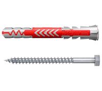 10mm x 80mm Duopower Plaque de Plâtre Mural Prises avec Vis , Paquet 10 - 538257