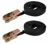 10mx25mm Sangle arrimage cliquet Sangles Cargo 250kg Charge Travail 2Pcs