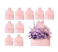 10pack Valentine Envelope Boxes, 10Pcs Valentine's Day Floral Envelope Boxes | Flower Bags For Kids Family Wife Mother Sister Daughter Holiday Blessings New Year Party