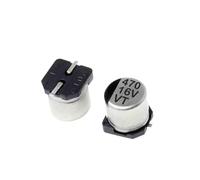 10pc 0.33UF 0.47UF 1UF 2.2UF 3.3UF 4.7 10UF 22UF 33UF 47UF 100UF 220UF 470UF 50V 6.3V 1000UF SMD Aluminum Electrolytic Capacitor NWPNLXEA(50V 470UF 10PCS)