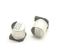 10pc 100UF 220UF 470UF 0.33UF0.47UF 1UF 2.2UF 3.3UF 4.7 10UF 22UF 50V 33UF 47UF Aluminum Electrolytic Capacitor SMD 6.3V 1000UF NWPNLXEA(50V 0.33UF 10PCS)
