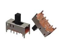 10pc 3 gear 4 fixed pin 8 pin vertical power connector G6mm SS-23F10 (2PT3) Toggle switch Controls Switches