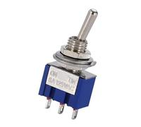 10PC/5PC interrupteur à bascule Miniature unipolaire Double jet SPDT DPDT ON-OFF-ON ON-ON 120VAC 6A 1/4 pouces montage MTS-102 103 202(MTS-102,5PCS)