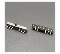10pc 6-pin 2-speed sliding toggle switch Power snap switch push transfer key 17 * 2 * 2mm