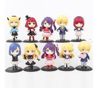 10pc Anime Manga OSHI NO KO Action Figure Hoshino Aquamarin Rubii Arima Kana Figurine PVC Modèle Jouet