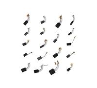 10pc Carbon Brush drill grinder replacement carbon brush graphite copper spare parts for motors graphite brush IINKUEYK(Green)