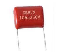 10pc CBB22 Polypropylene Metallized Film Capacitor 250V106J 106K 10UF 250V NWPNLXEA
