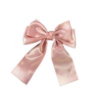 10pc Large Satin Layered Bows Hair Clip Ribbon Silky Bowknot Hairpin Barrettes Accessories For Women(Color7)