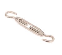 10Pc M4 M5 M6 M8 acier inoxydable 304 ajuster les crochets de gréement chaîne tendeur d'oeil dispositif Tension câble métallique pour Corde Cable Fil à Linge(M4-2)