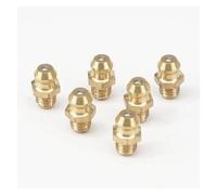 10pc M6x1mm Metric male Thread Taper Straight Brass Nipple Fitting