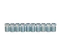 10pc Mâle acier frein tuyau Raccords 1/2"x20UNF pour 5/16"tuyau fileté jusqu fin