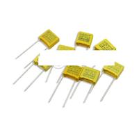 10PC X2 capacitor 275VAC 0.1uf 0.001uf 0.0022uf 0.0047uf 0.01uf 0.033uf 0.022uf 0.047uf 0.068uf 0.1uf 0.15uf 1uf 0.68UF AUOQKQUT(1UF P15)