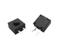 10pc YT-1212-112YB 2-pin self-locking two-pin in-line button 12 * 12 flashlight switch