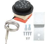 10pcs 0-120 ° C Ventilateur électrique réglable interrupteur thermostatique AC 250 V pour voiture automobile