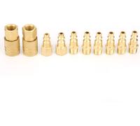 10pcs 1/4" NPT Accessory Line Hose for Air Compressor Quick Hitch Connector Tool