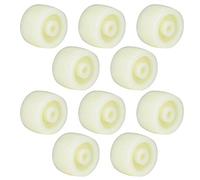 10pcs 1,5 pouces à roues en nylon en nylon rouleau round rouleau rouleau 40 kg de charge maximale pour un petit produit de voiture plate