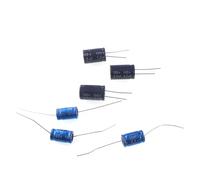 10pcs 1.5uF-220uF 100V Non-Polarity Electrolytic Capacitor For Audio Speaker Frequency Divider Crossover Accessories AUOQKQUT(Horizontal2.2uf10PCS)