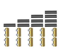 10PCS 10 AWG Gauge Wire Connector Nut Kit, 60A Quick Wiring Connection Terminal with Screws and Heat Shrink Tube