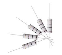 10Pcs 100 Ohm Resistor, 5W 5% Tolerance Metal Oxide Metal Resistors, Axial Lead, Flame Proof for DIY Electronic Projects and Experiments
