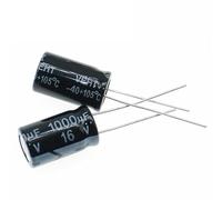 10Pcs 1000 uF 16V 8 * 16 8 * 12mm DIP aluminum Electrolytic capacitor 1000uF 16V 16V 1000uF 16 V 1000 uF MQXFCZUX(16V1000UF 10X17)