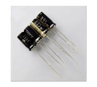 10PCS/100PCS Black Gold 3.3uF/50V 5x11mm Audio Electrolytic Capacitors EKFBQBGW(100PCS)