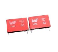 10pcs 100V 335 3.3UF 3U3 100V335 335K 10% Correction Film Capacitors Pitch 22.5mm NWPNLXEA