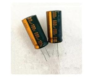 10PCS 100V 680UF Electrolytic Capacitor Radial 680UF 100V 18x30mm EKFBQBGW
