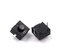 10Pcs 12x12mm Middle 2 Pins ON-OFF Flashlight Button switch 1A 30V 1212-112D Height 9.5mm