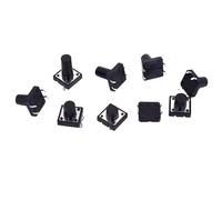 10pcs 12x12mm PCB Momentary Tactile Tact Mini Push Button Switch DIP 4pin 12x12x4.3/5/6/7/8/9/10/12mm(12x12x5mm)